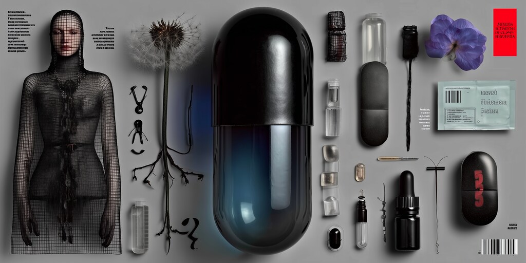 knolling items、様々なstyleで