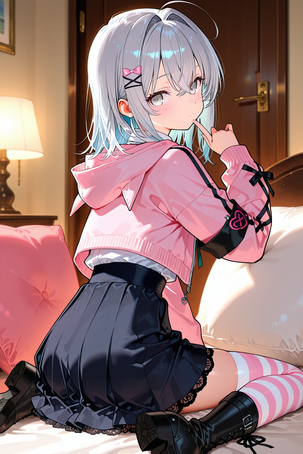 地雷系な雪乃 | の人気AIイラスト・グラビア