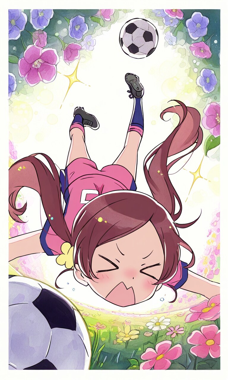 ずっでーん⚽花咲つぼみ。
