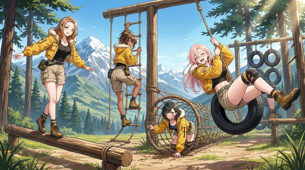 アウトドアで全力で遊ぶ
