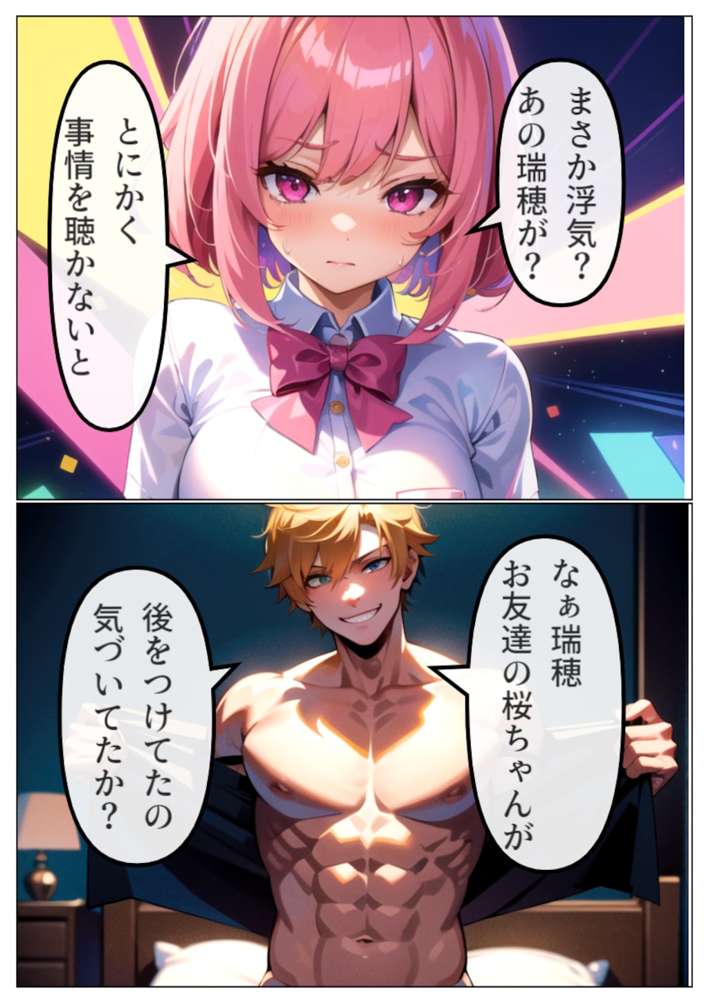 友人女子がヤリチン転校生に寝取られる セフレに変えられる彼女-真夜衣桜編-導入部