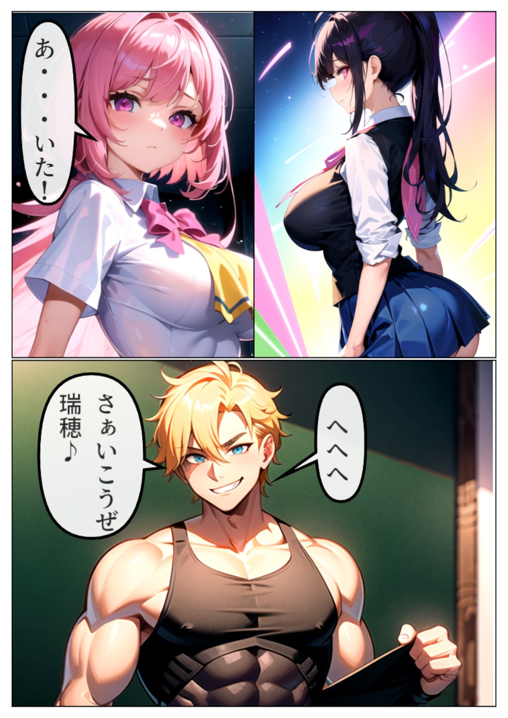 友人女子がヤリチン転校生に寝取られる セフレに変えられる彼女-真夜衣桜編-導入部