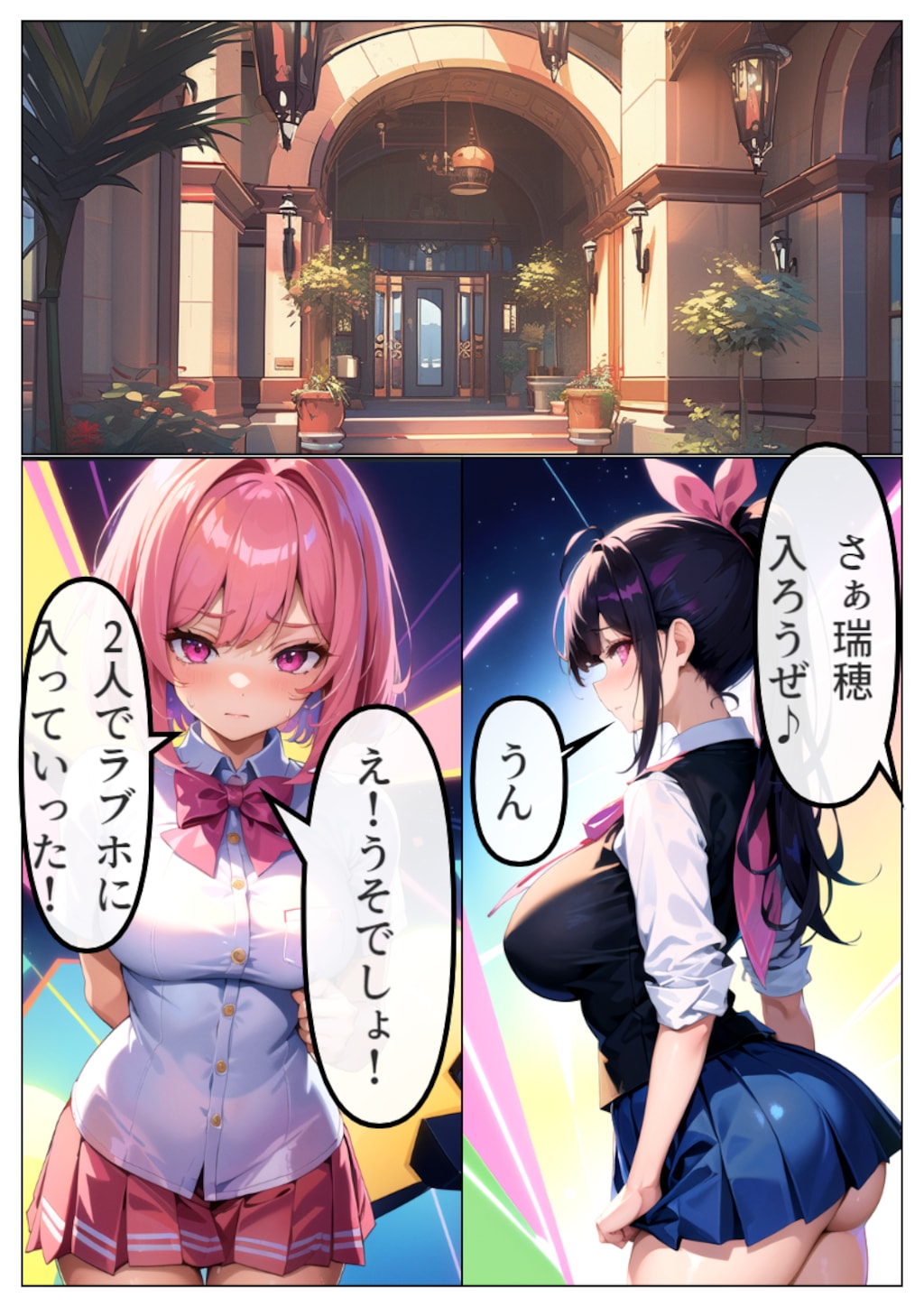 友人女子がヤリチン転校生に寝取られる セフレに変えられる彼女-真夜衣桜編-導入部