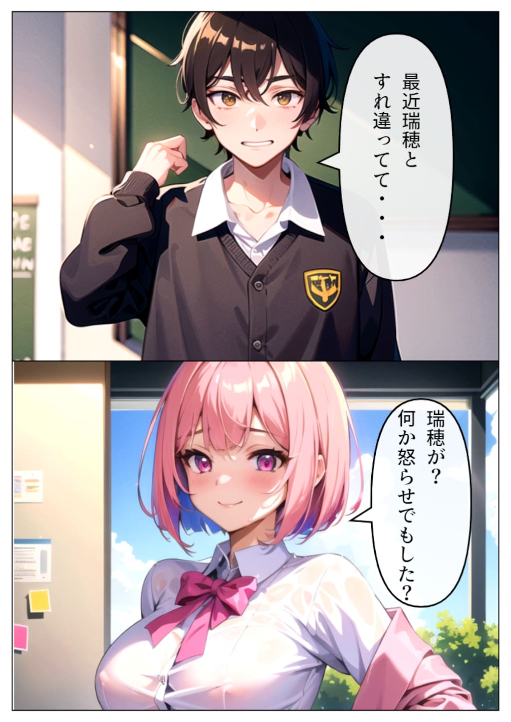 友人女子がヤリチン転校生に寝取られる セフレに変えられる彼女-真夜衣桜編-導入部