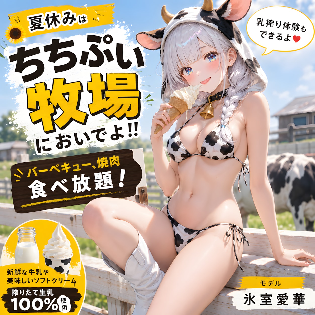 夏休みは牧場へ行こう‼️