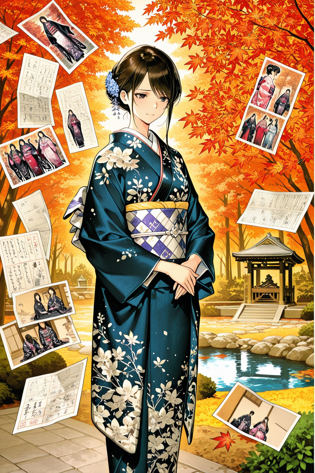 PHOENIXの「ちぎり絵」の添付忘れ