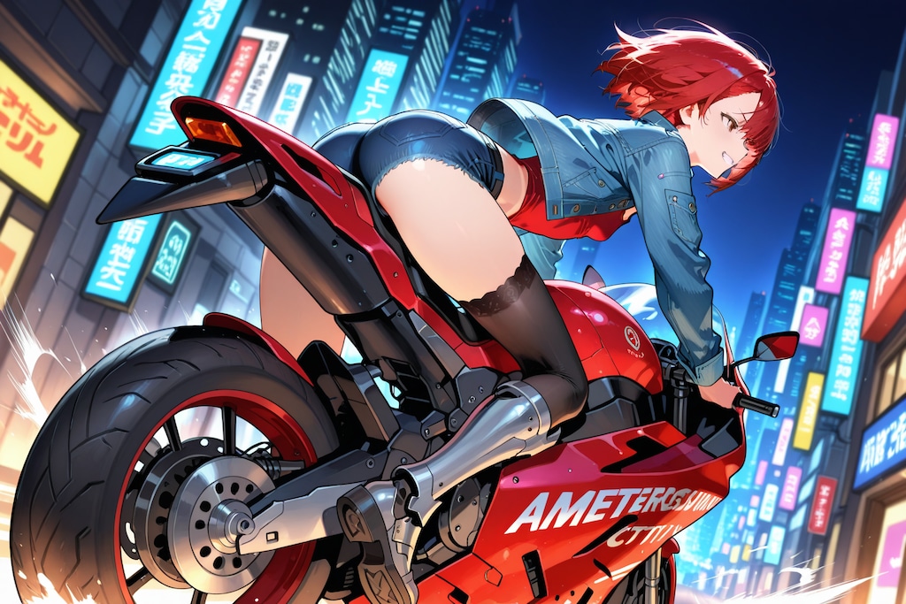 PHOENIXでサイバーパンク娘