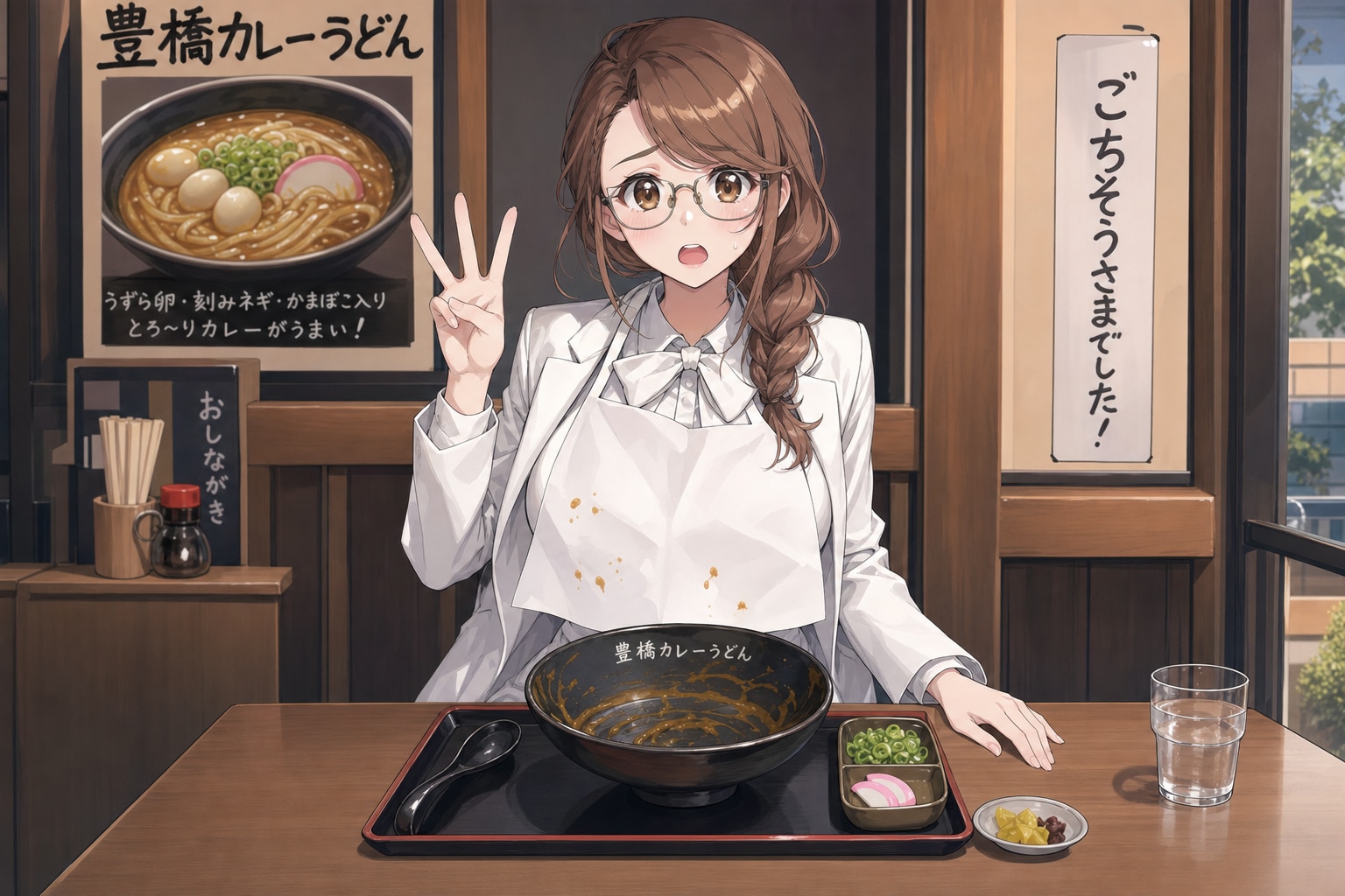 豊橋カレーうどんは炭水化物と塩分がきつい、かも知れない（汗）