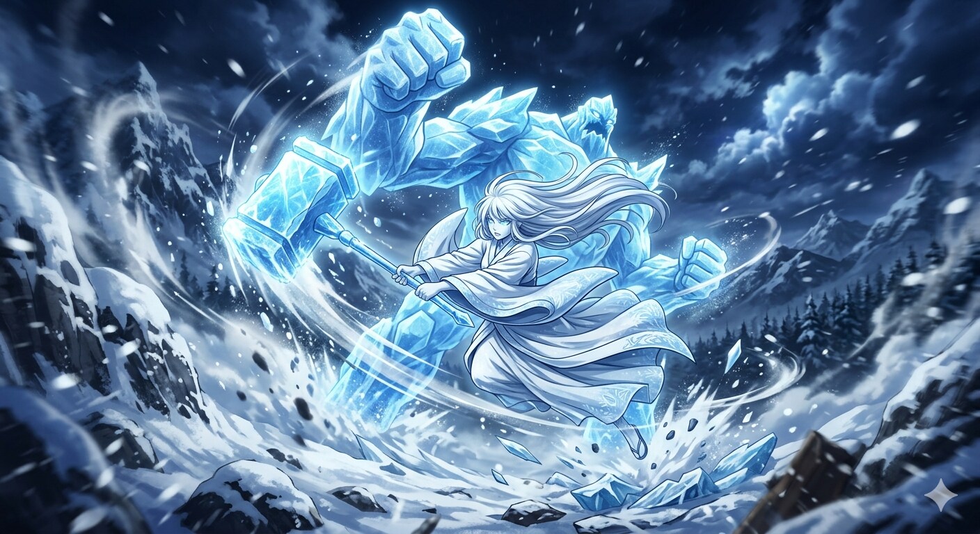 雪女とアイスゴーレム | の人気AIイラスト・グラビア