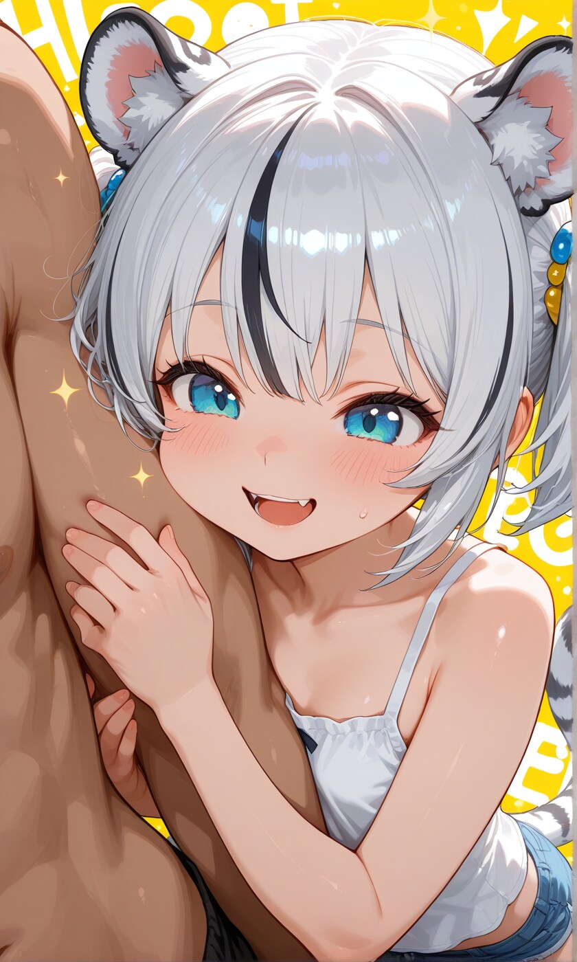 あなたの腕に抱き着いて頬ずりする凛虎ちゃん♥ 振りほどく？ YES/NO