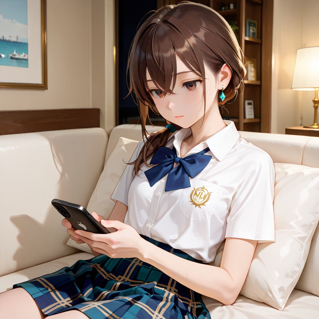 歩美 Summer School Uniform (13)