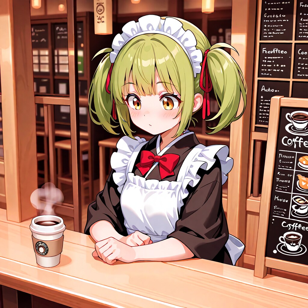 和風メイドの休憩時間260623