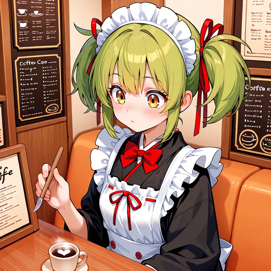 和風メイドの休憩時間260623
