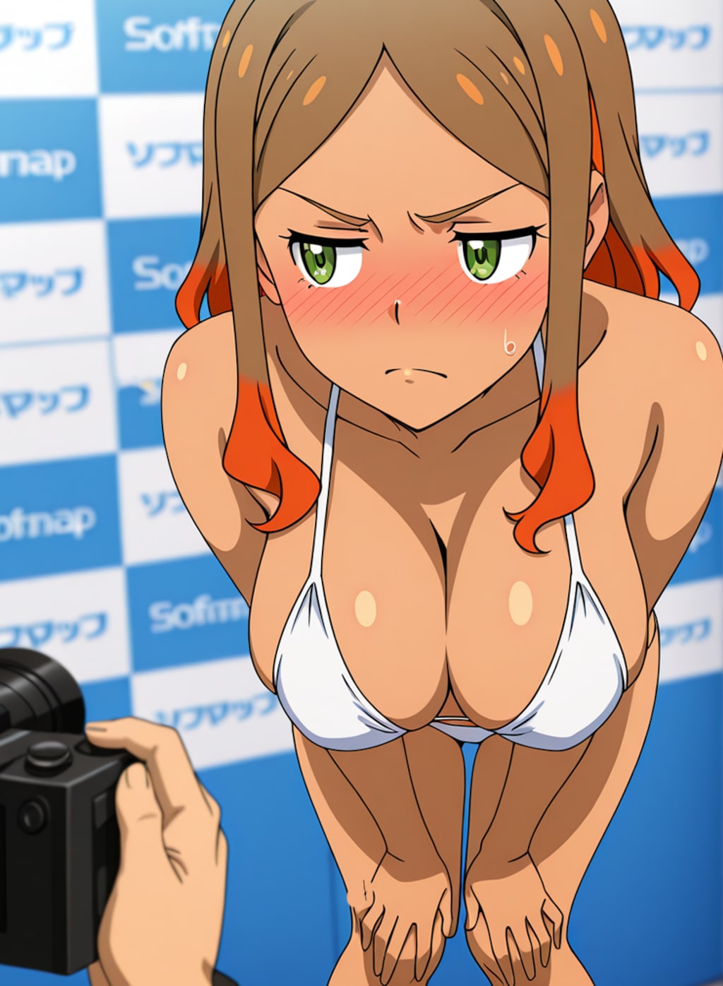 オリオのグラビア撮影