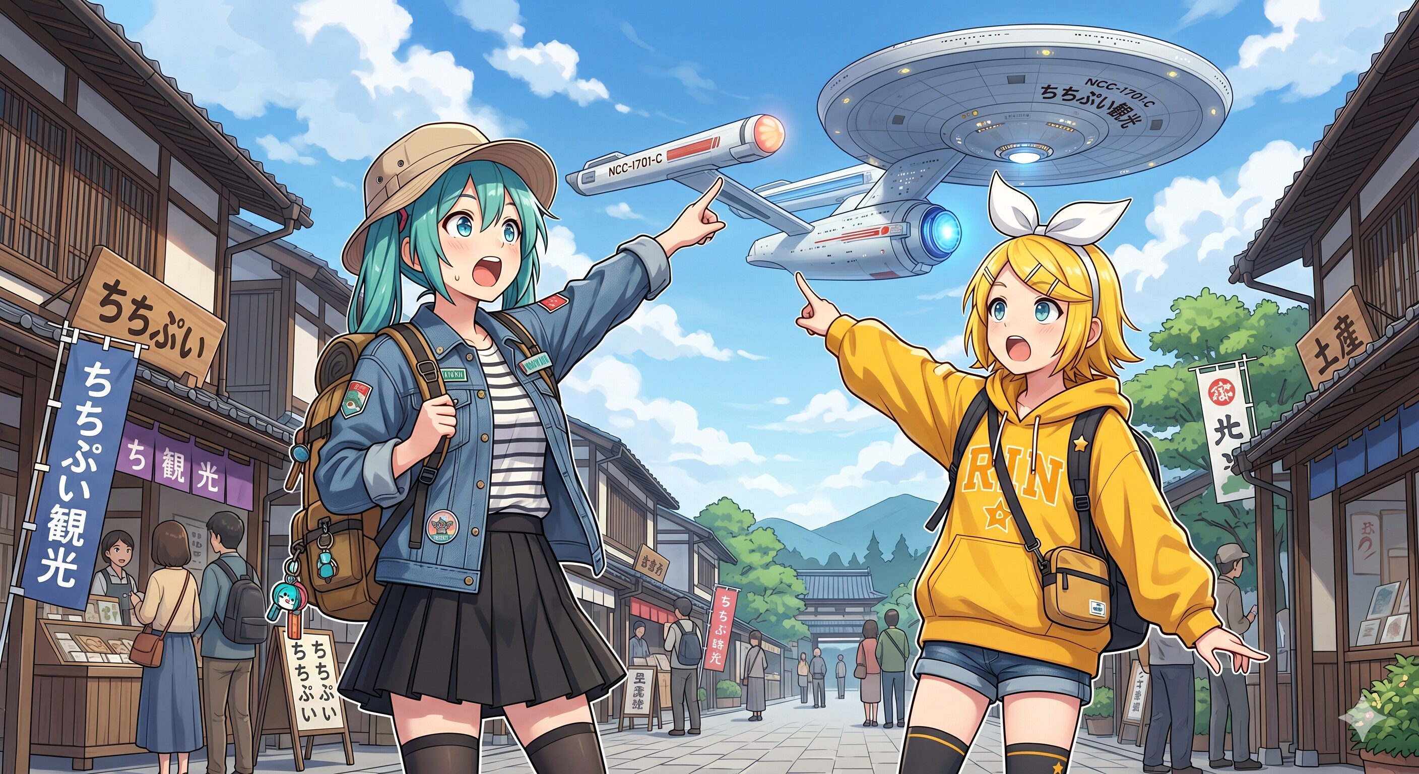 ちちぷい観光で行く宇宙絶景ツアー🌏️ | の人気AIイラスト・グラビア