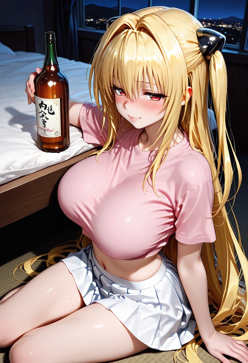 金色の闇と宅飲みSEX