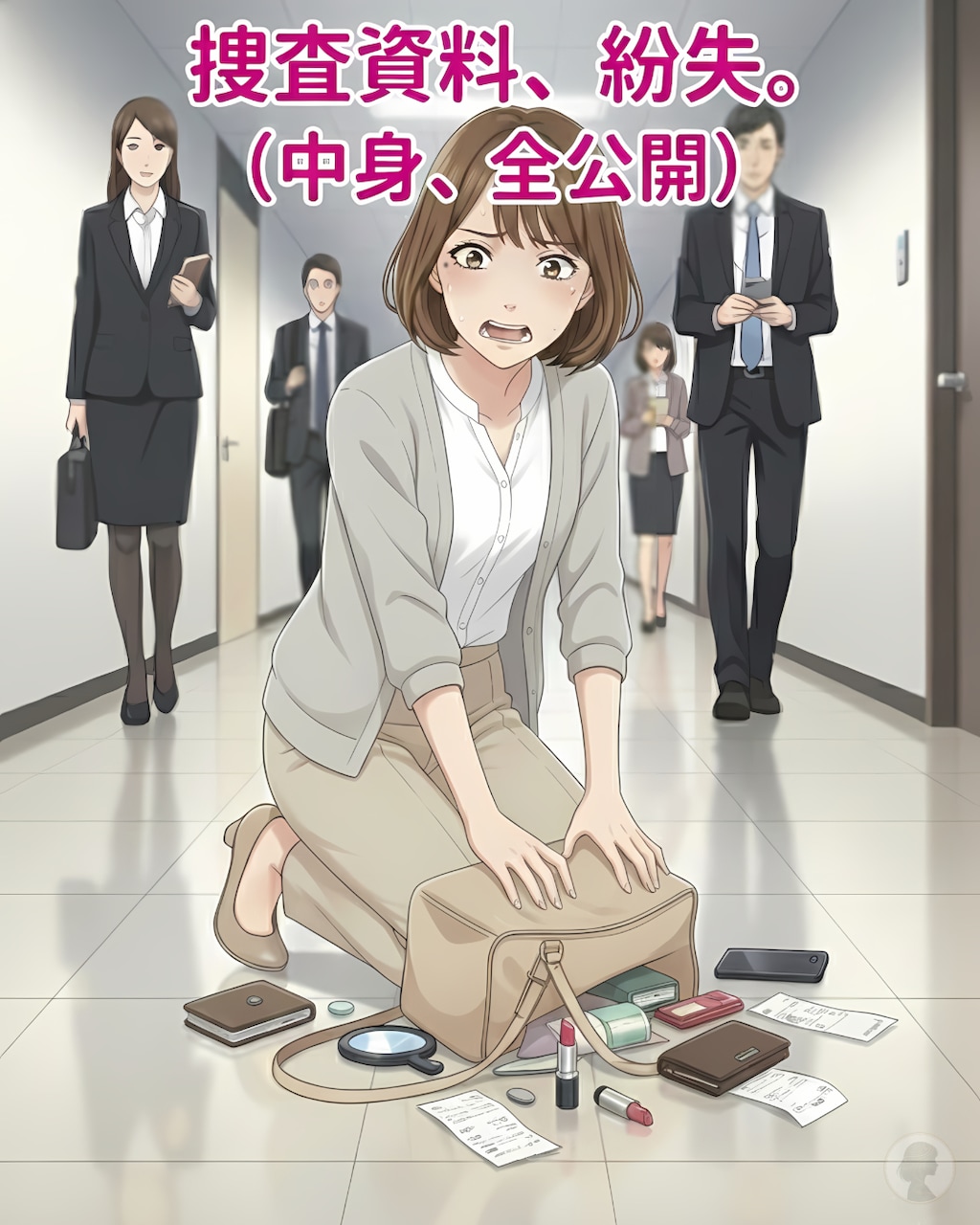 仕事道具をぶちまける。