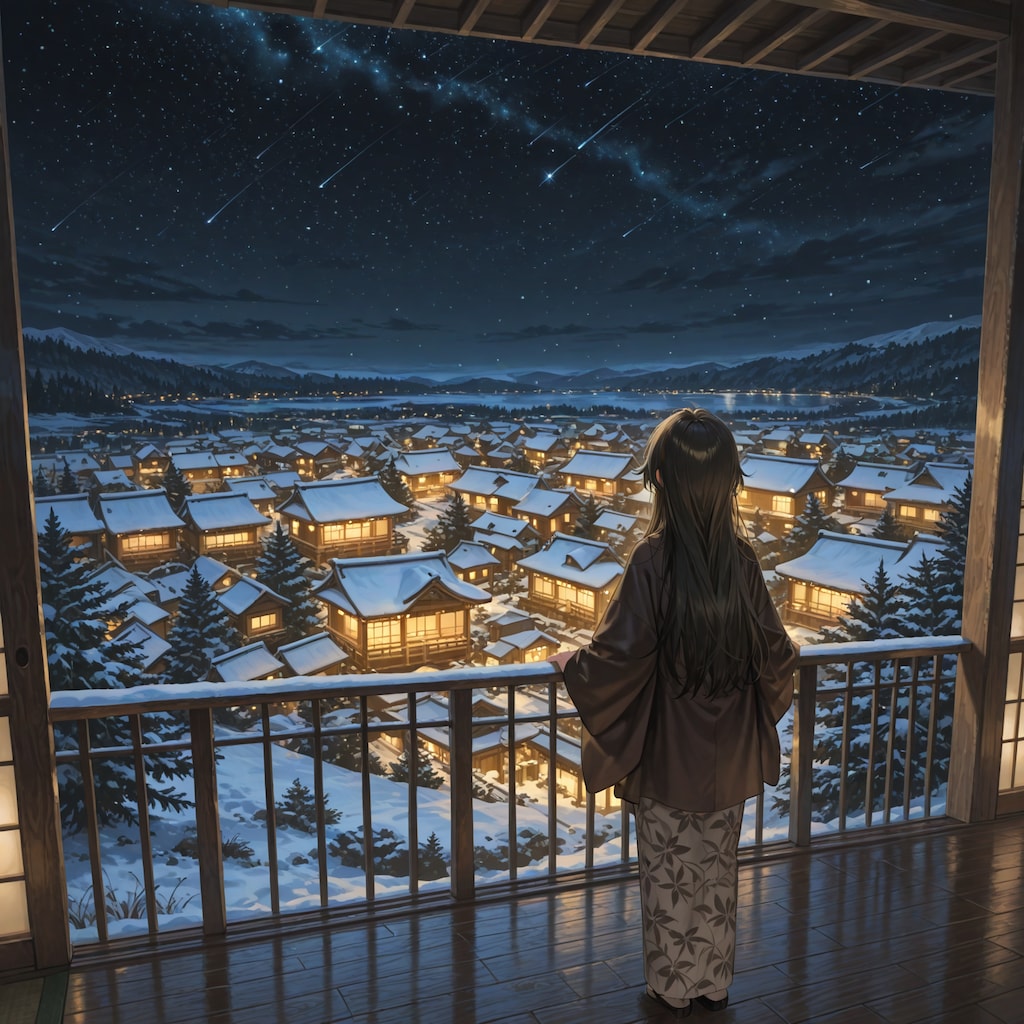 旅館から見える景色