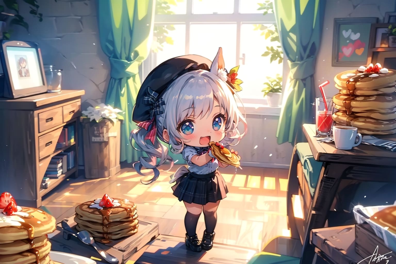 左側に、もう一つ生成イラスト-！。 | の人気AIイラスト・グラビア