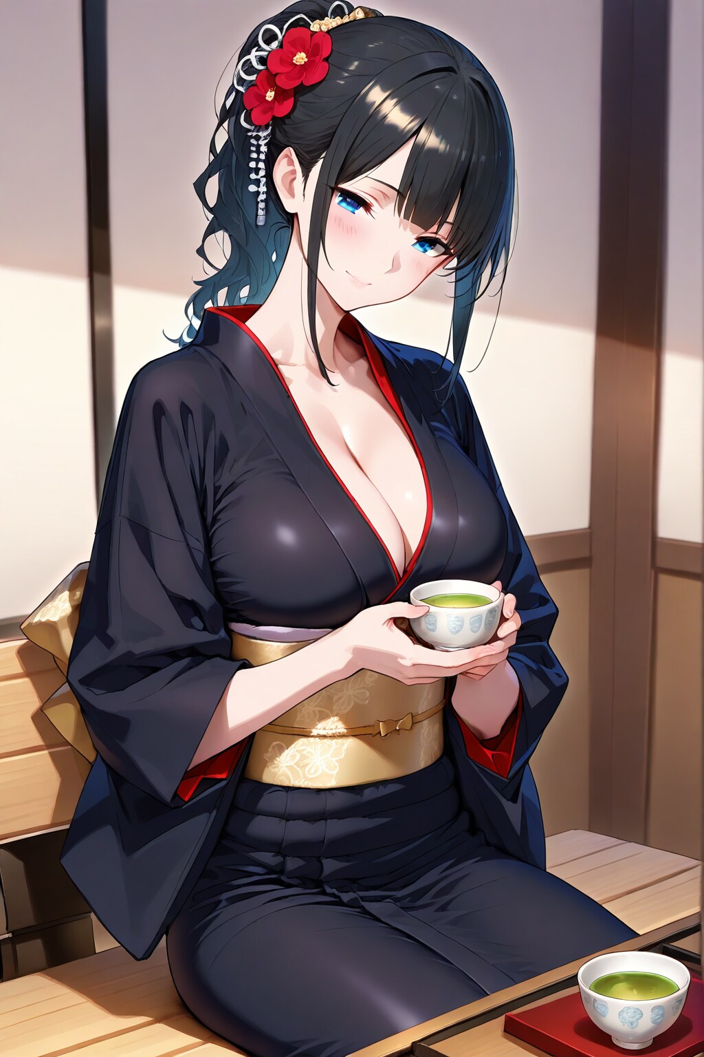 黒髪×着物は至高！