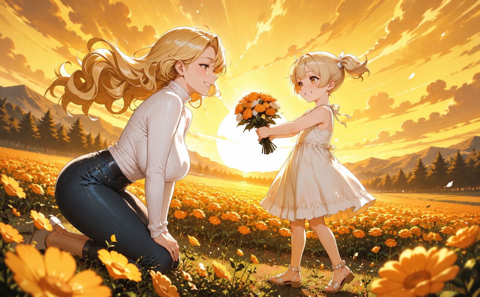感謝 | の人気AIイラスト・グラビア