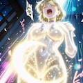 （ハイレグ偽マーキュリー💕消滅パラパラ疑似アニメ♪）妖魔マーキュリー！・・ムーンティアラ・アクションをくらい断末魔の叫びと共に消滅💦 10枚目