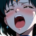 （ハイレグ偽マーキュリー💕消滅パラパラ疑似アニメ♪）妖魔マーキュリー！・・ムーンティアラ・アクションをくらい断末魔の叫びと共に消滅💦 4枚目