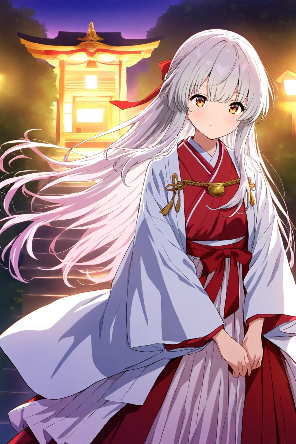 凛花(りんか)の巫女コスプレ