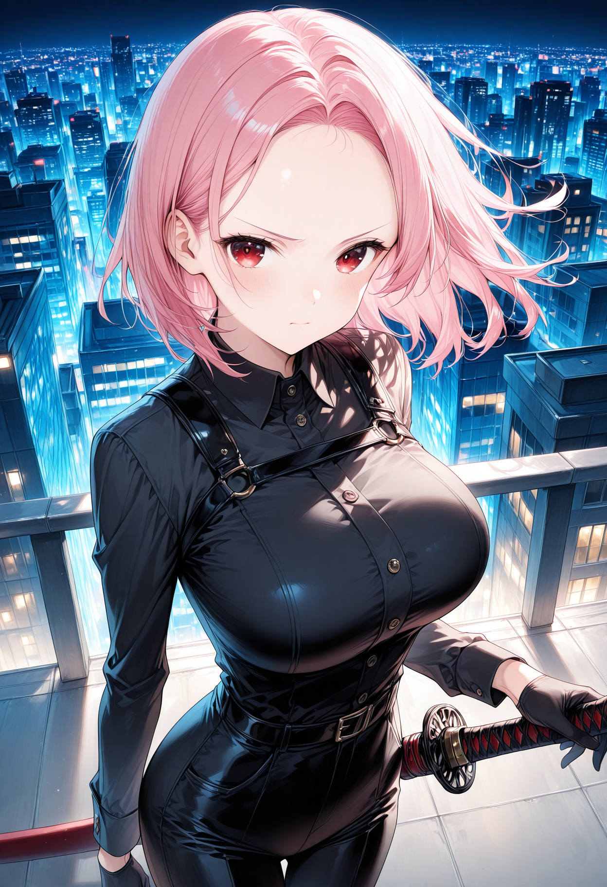 刀と黒服