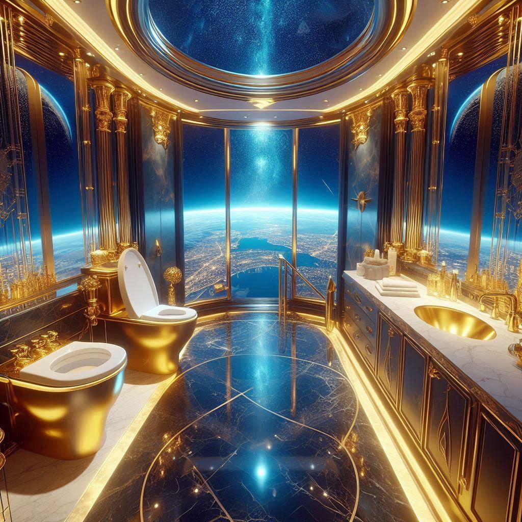 豪華絢爛宇宙個室