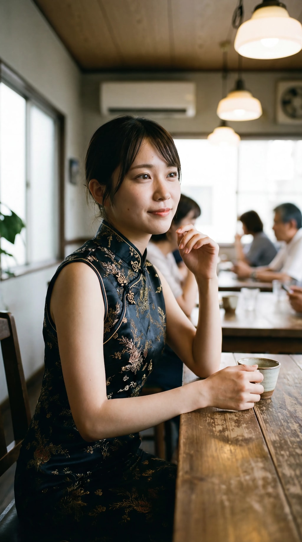 Gilded Silk in the Blue Hour