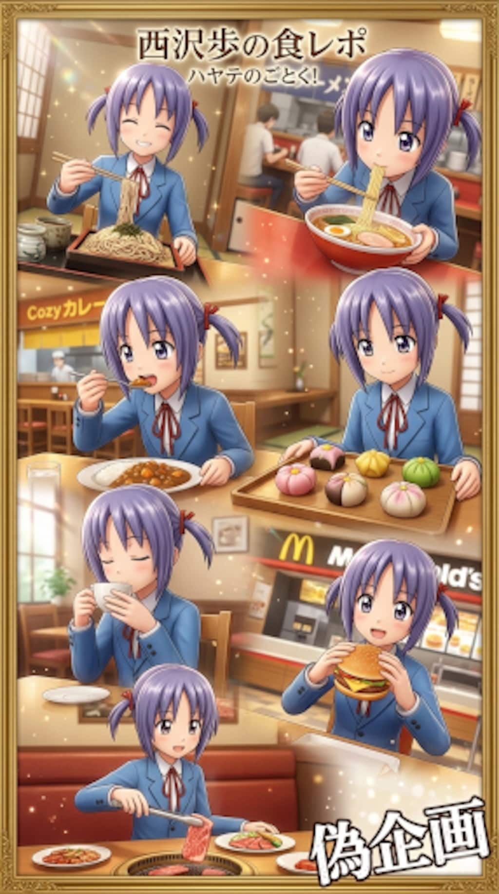 西沢歩の食レポ　ハヤテのごとく！