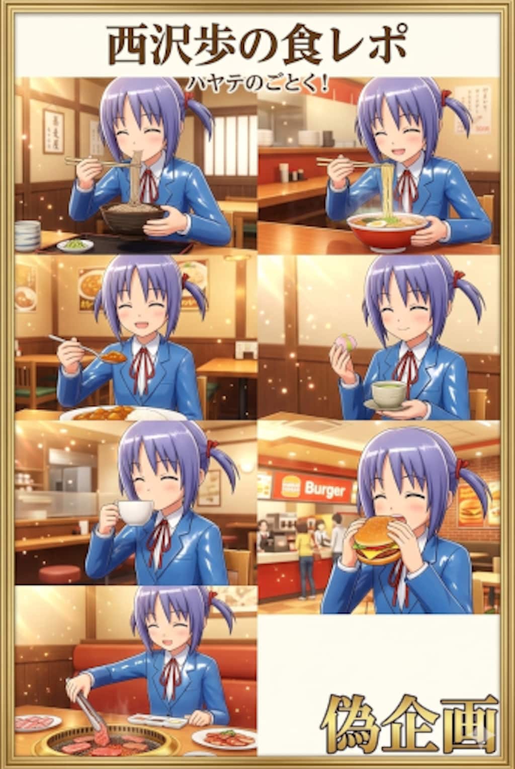 西沢歩の食レポ　ハヤテのごとく！