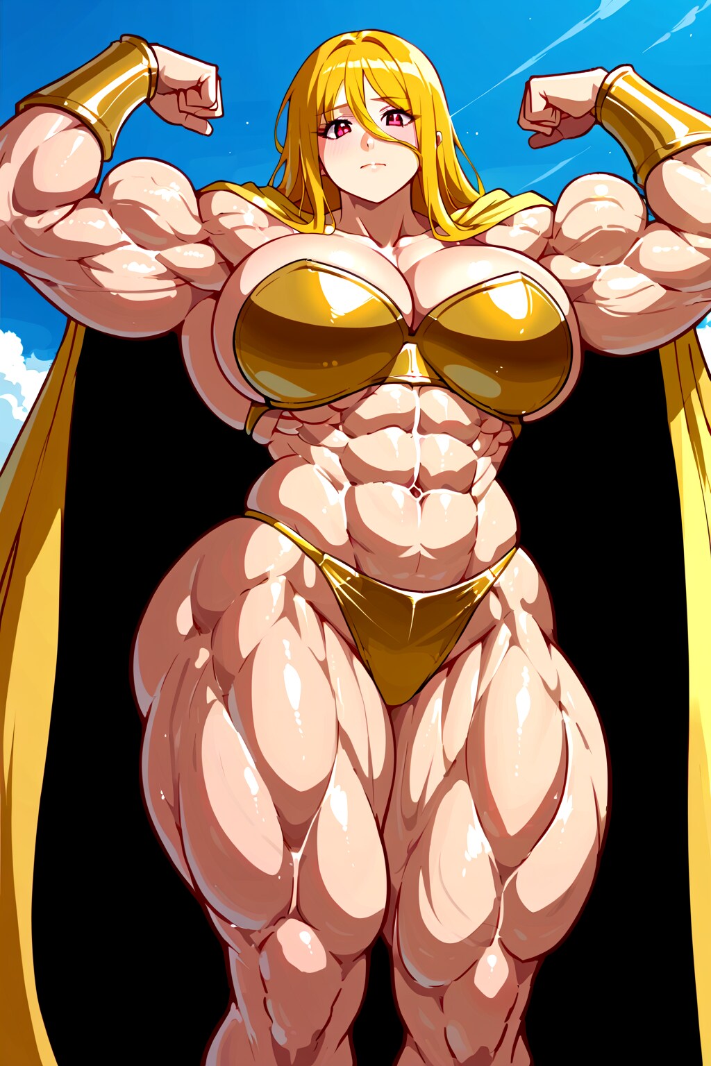 ビキニな騎士・アーマーさん：モリモリ