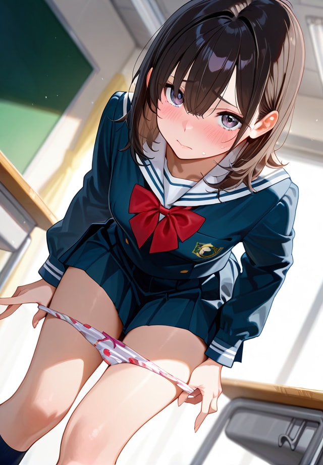ここで脱ぐのぉ？