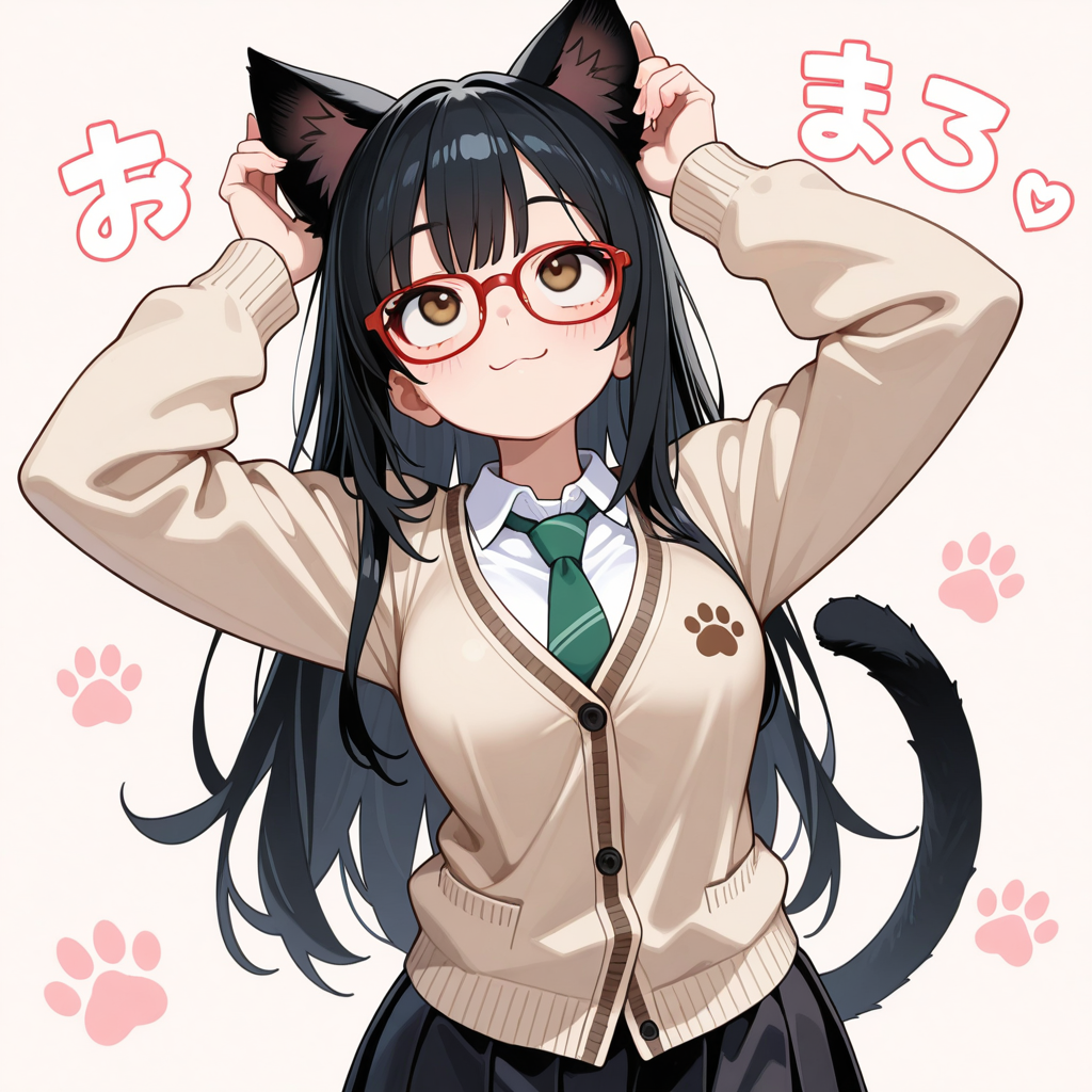 猫耳になってしまった今給黎結月ちゃん | の人気AIイラスト・グラビア