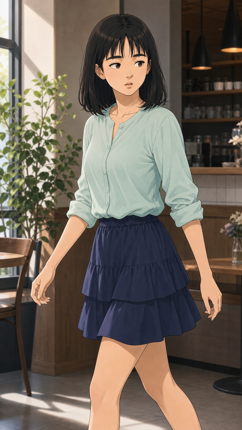 木漏れ日のカフェでふと