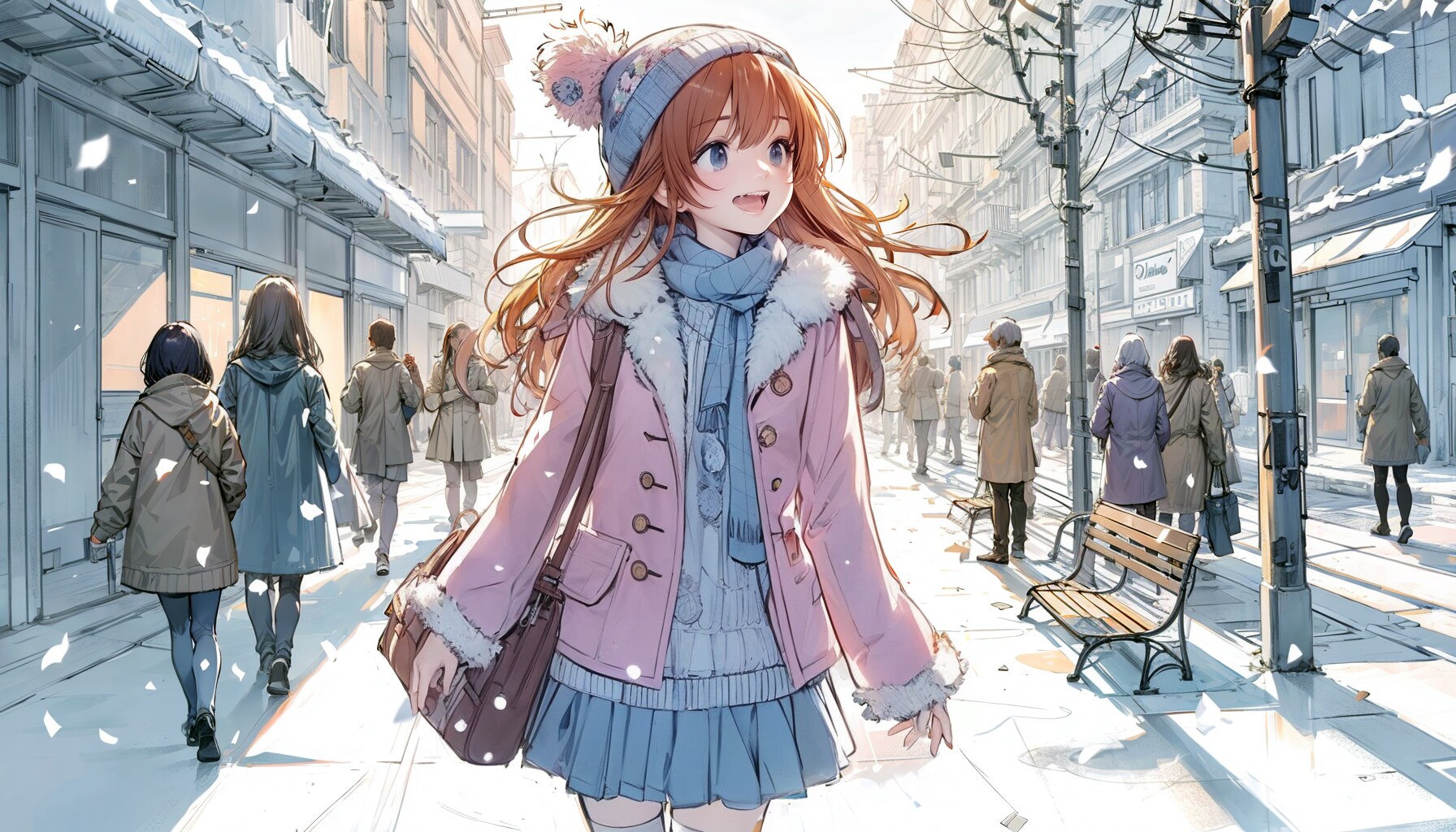 雪と少女60 | の人気AIイラスト・グラビア