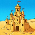 砂のお城 2枚目