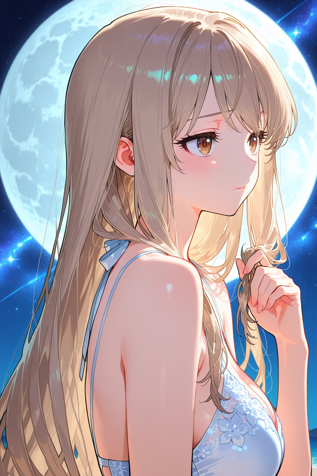 天の川銀河と流星群に願いを