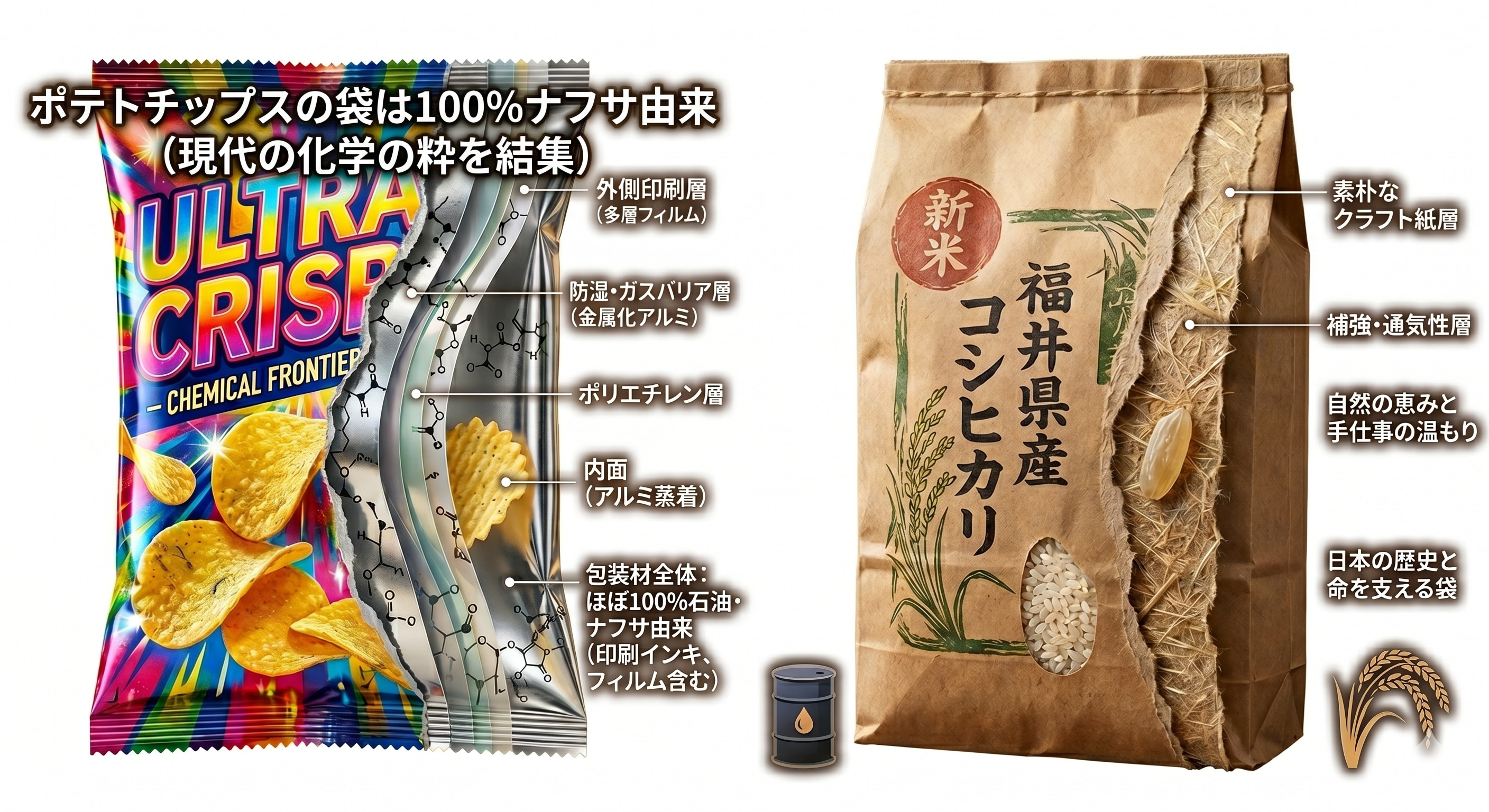 ポテチの袋はハイテク