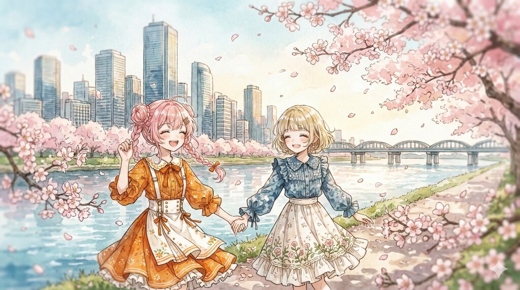 桜並木