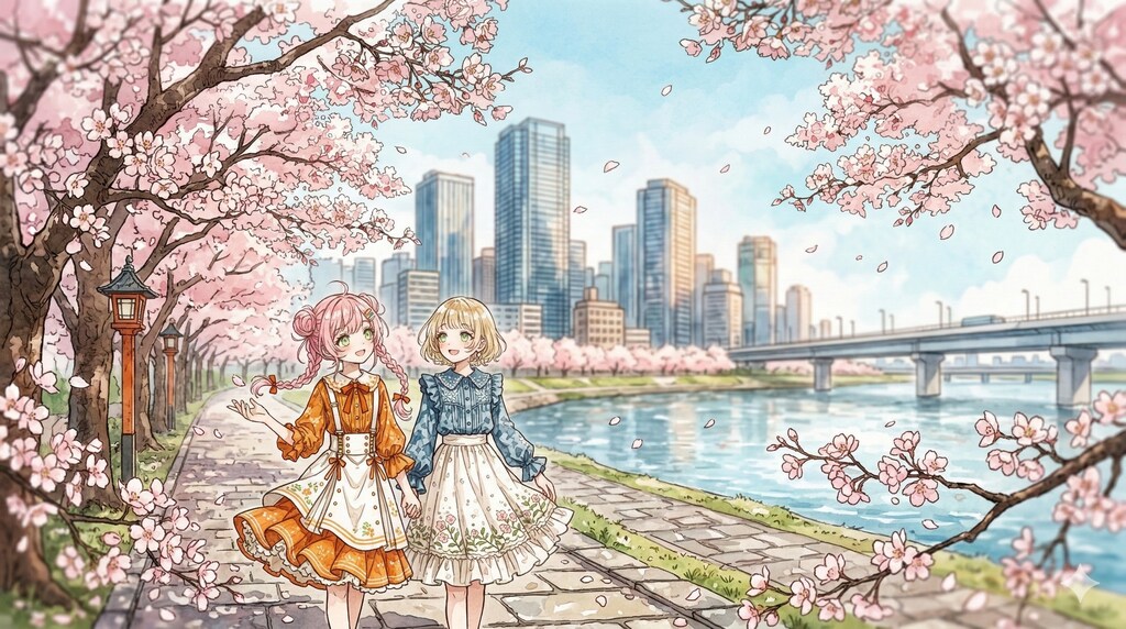 桜並木