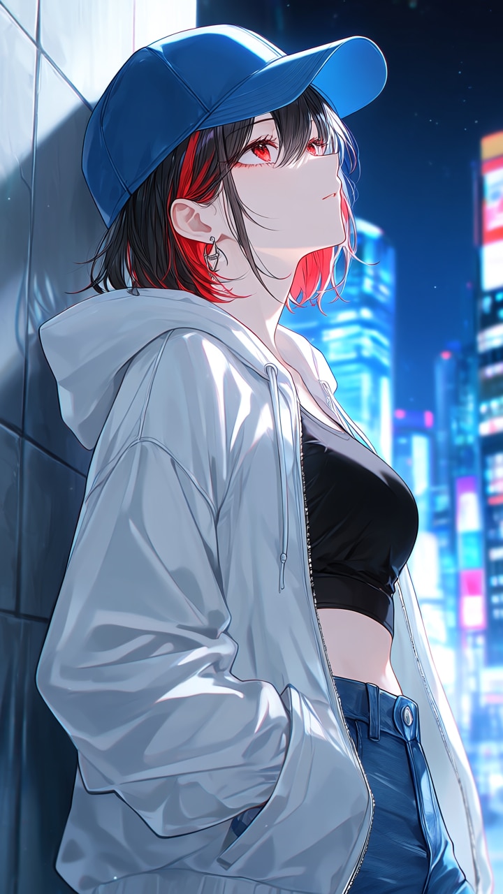 夜の街 | の人気AIイラスト・グラビア