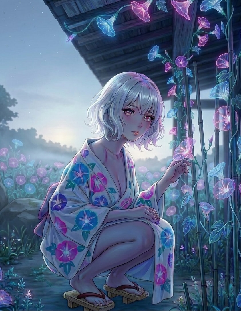 アサガオ | の人気AIイラスト・グラビア