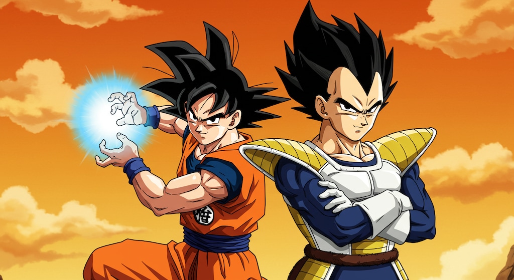 孫悟空とベジータ