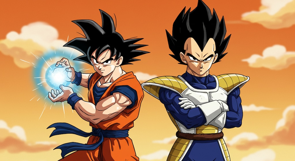 孫悟空とベジータ