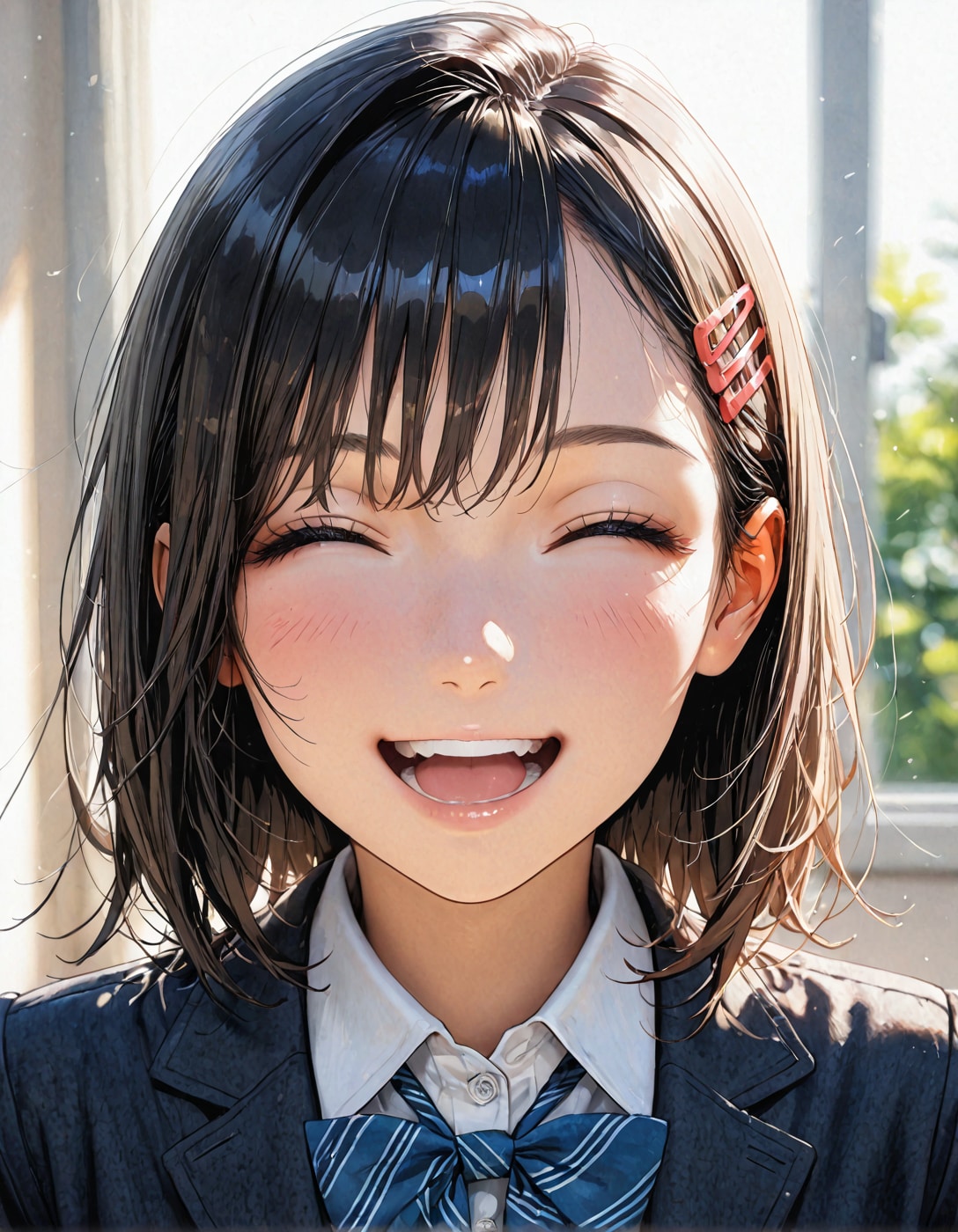 弾ける笑顔☺️JKちゃん💕 | の人気AIイラスト・グラビア