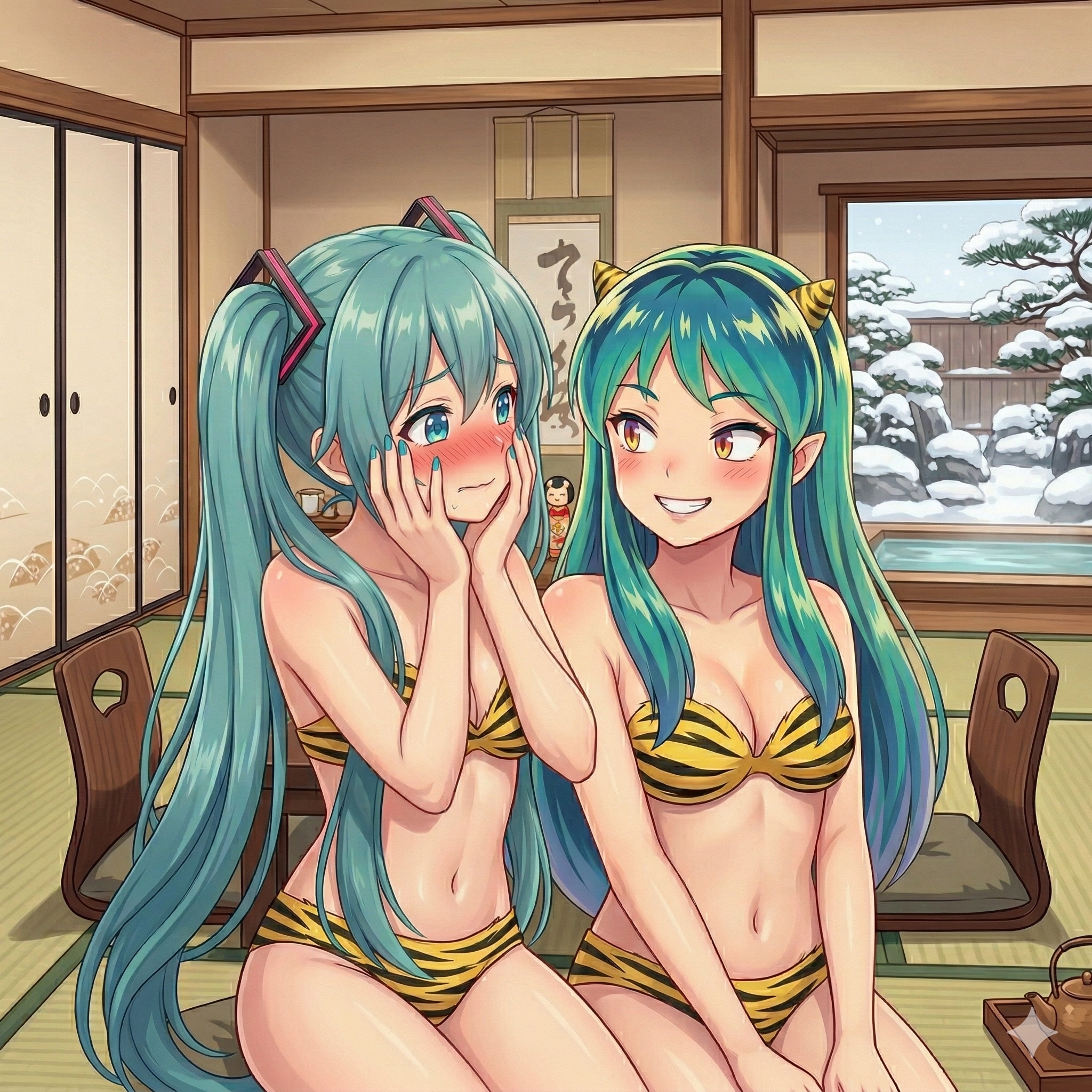 ラムさんとお揃いミクさん✨