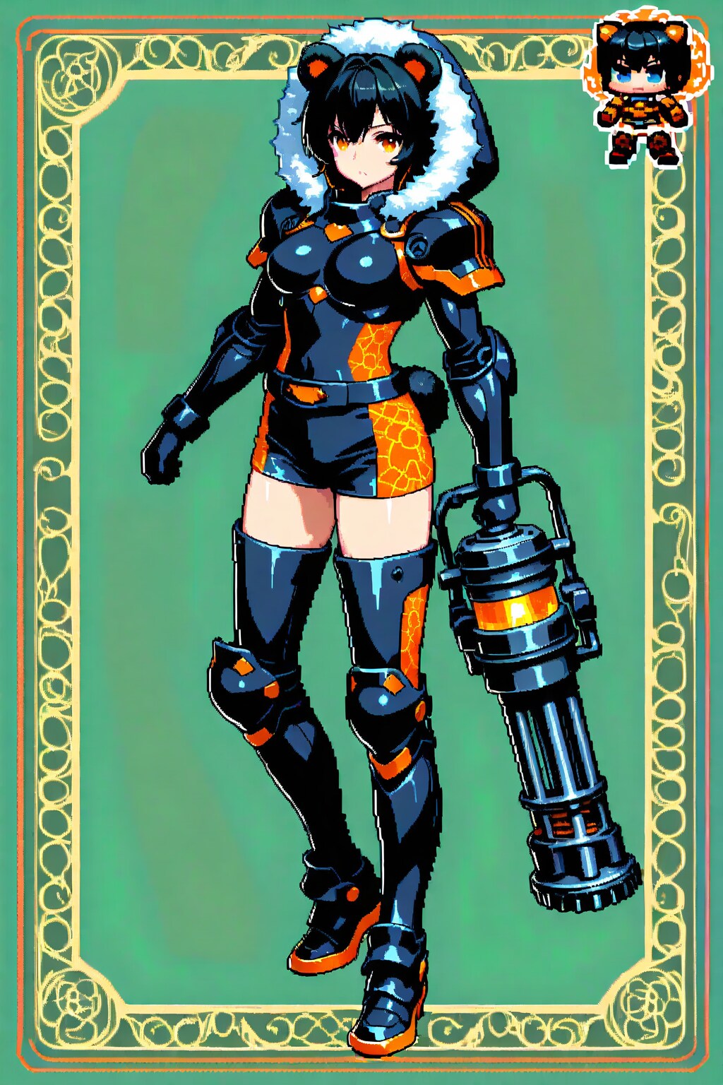 魔王軍ケモミミ部隊　立ち絵